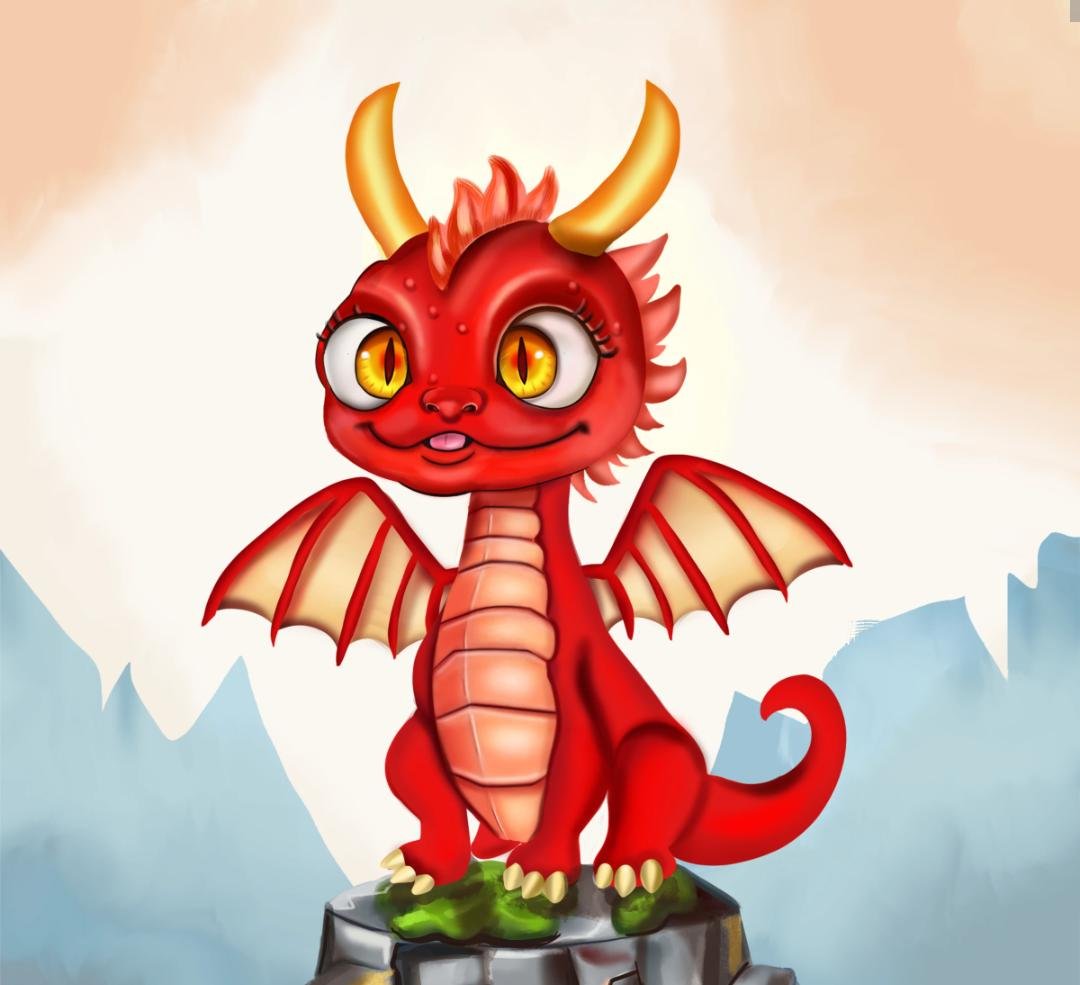 Baby Dragon illustration