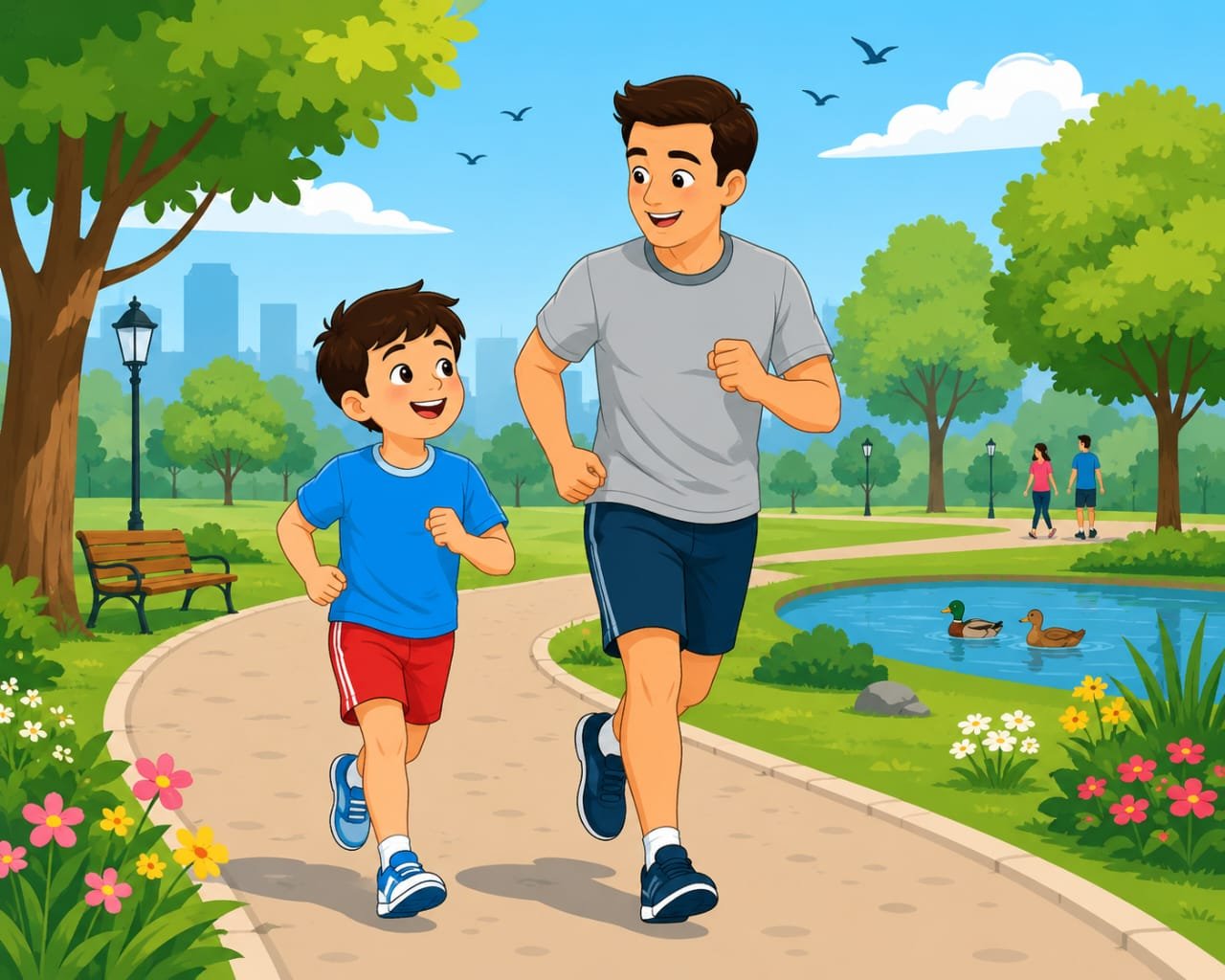 Morning Run illustration