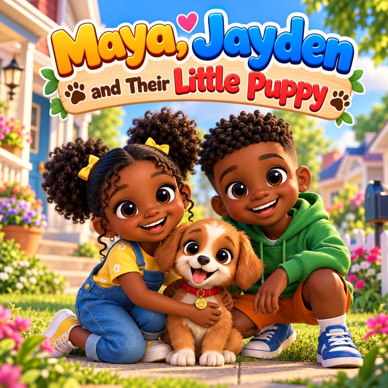 Maya, Jayden and Their Little Puppy book cover
